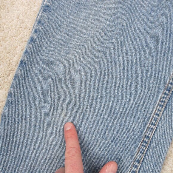 VINTAGE Levis 560 Loose Fit Straight Leg Womens 12R Blue Denim 30x31 USA 90s - Picture 12 of 14